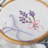 Caydo 10 x 10 Inch Aida Cloth, 8 Pieces 14 Count White Cross Stitch Cloth for Embroidery Projects and Handmade Needlework Caydo