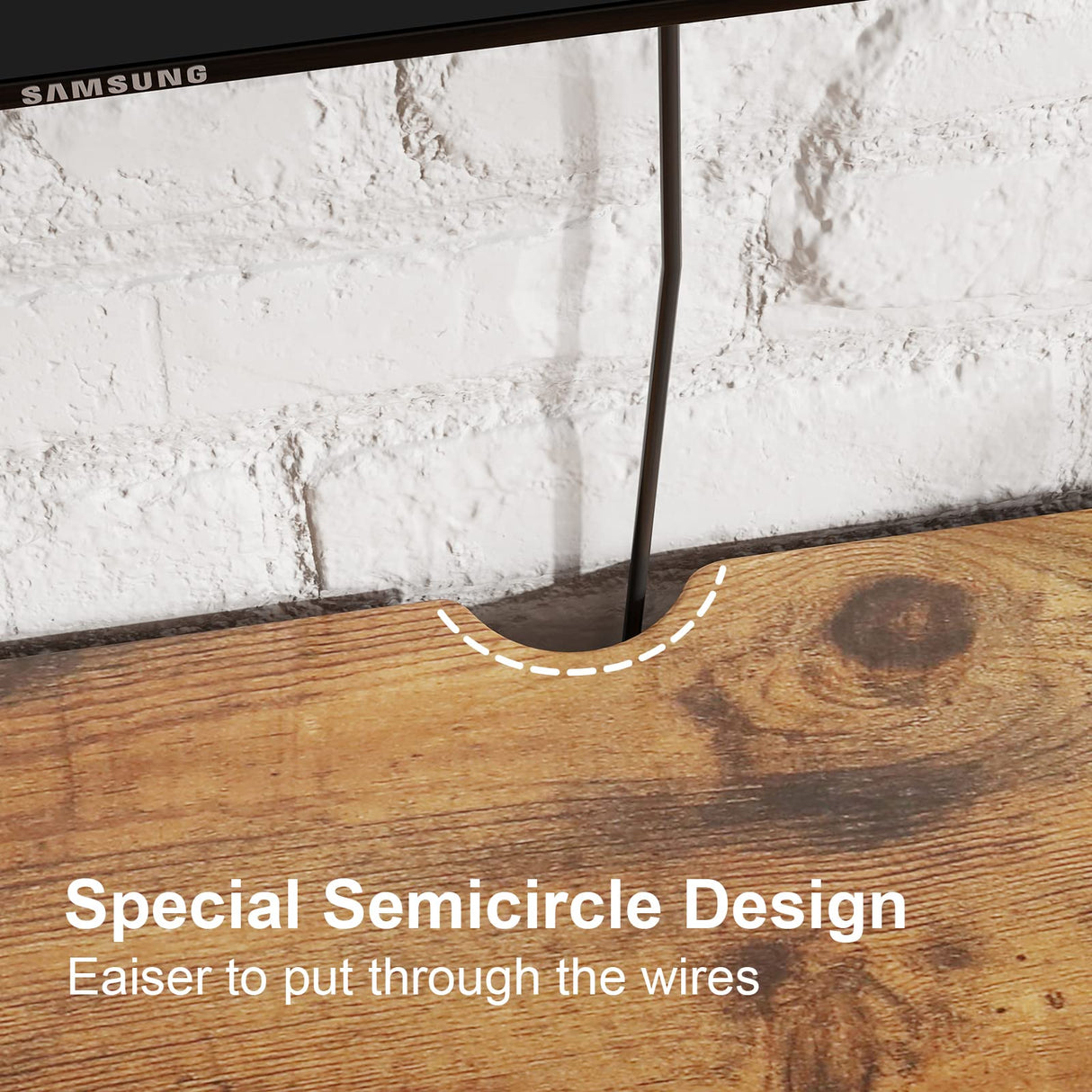 MUTUN Corner TV Stand with Power Outlet, Corner TV Stand for 32 43 50 55 60 Inch TV, Corner Entertainment Center, Industrial TV Console Table for Living Room Bedroom, 55 Inch, Rustic Brown MUTUN