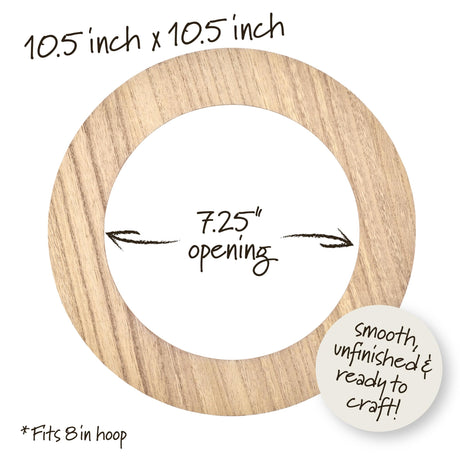 Bucilla, Embroidery Hoop Circle Frame, Fits 8" Embroidery Hoop Bucilla