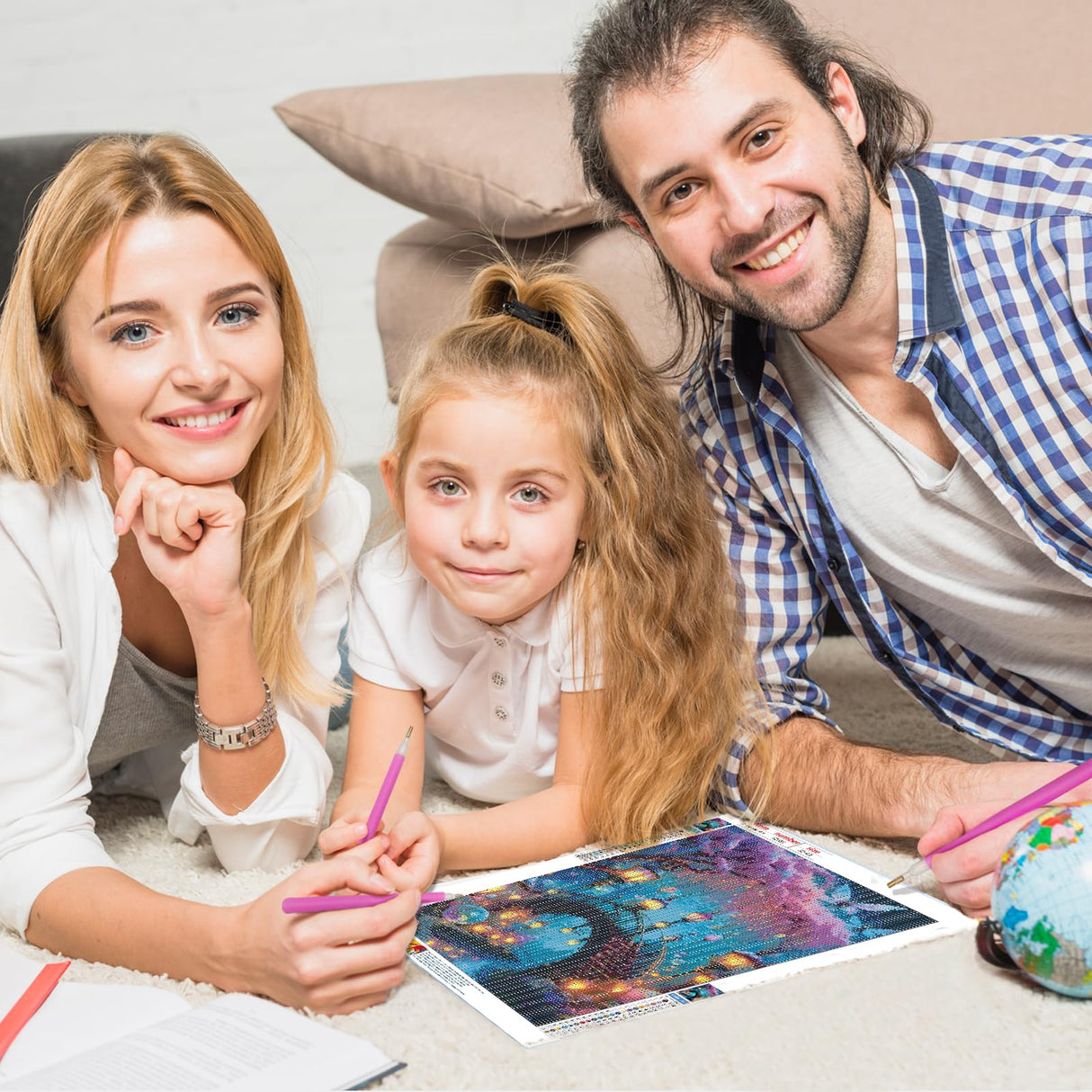 DPHERO DIY Dreamland Diamond Painting Kits for Adults,5D Bridge Diamond Art Kits for Beginners,Round Full Drill Tree Diamond Painting Art,DIY Painting by Numbers Diamond Art Painting 12x16 inch DPHERO