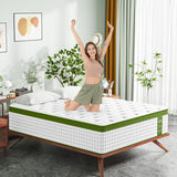 BedStory King Mattress, 14 Inch Hybrid Mattresses King Size in a Box with Gel Memory Foam and Pocket Springs, Medium Firm Mattress, Pressure Relief & Motion Isolation, CertiPUR-Us Certified, No Odor BedStory