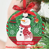 PYD Life 10 Pack Sublimation Ornaments Blanks Acrylic Floral 3.2" for Personalized Christmas Tree Home Decor Bulk PYD Life