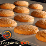 NutriChef 6-Piece Nonstick Bakeware Set - Premium Carbon Steel Baking Trays w/Heat-Safe Silicone Handles - Includes Loaf Pan, Muffin/Cupcake Pan, Round & Square Roaster Pans, Cookie Sheet - NCSBSG36 NutriChef