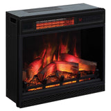ClassicFlame 23II042FGL 3D Infrared Quartz Fireplace Insert with Safer Plug and Sensor, 23" ClassicFlame