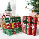 YANGTE 12 Pack Large Christmas Gifts Boxes with Lids for Presents, 17" Clothing Gift Boxes for Wrapping Bulk, 4 Designs of Christmas Boxes for Wrapping Clothes, Robe, Shirt and More YANGTE