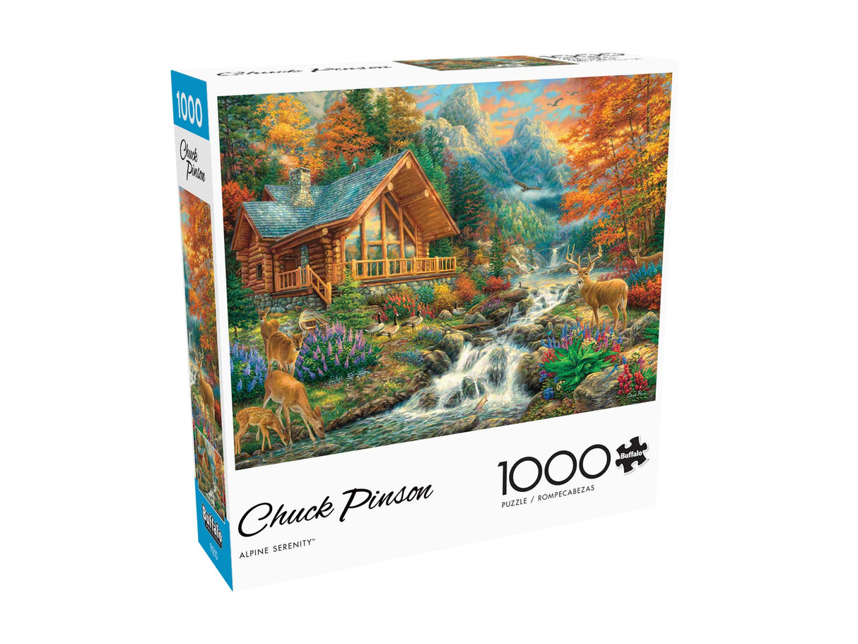 Buffalo Games - Alpine Serenity - 1000 Piece Jigsaw Puzzle with Hidden Images Buffalo Games