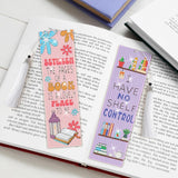8 Pieces Book Lovers Diamond Art Bookmarks 5d Beaded Bookmark Acrylic Tassel Bookmark for DIY Making Beginners Kids Adults Arts Craft Supplies clothmile