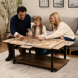 2000 Pieces Rotating Puzzle Board with 6 Storage Drawers & Protective Cover - Wooden Jigsaw Puzzle Table for 2000 Pieces - for Family Games, Home Entertainment & Puzzle Building FUNbelievable!