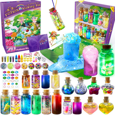 JOPSHEEN Potion Making Kit for Kids, 20 Bottles Potions, Christmas Birthday Toys Gifts for Boys Girls Age 8 9 10 11 12