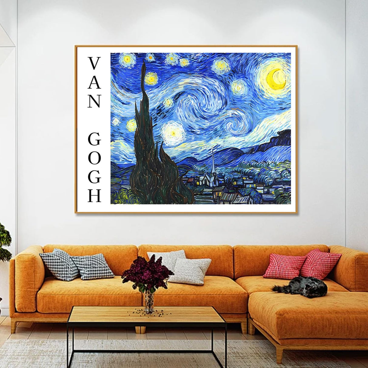 Diamond Art Kits for Adults Beginner- Van Gogh Starry Night DIY Modern Diamond Painting Kits 5D Diamond Dots Gem Art Crafts with Tools- Round Full Drill Funny Crafts for Home Wall Decor&Gift-12x16inch Fairyland JinWenn