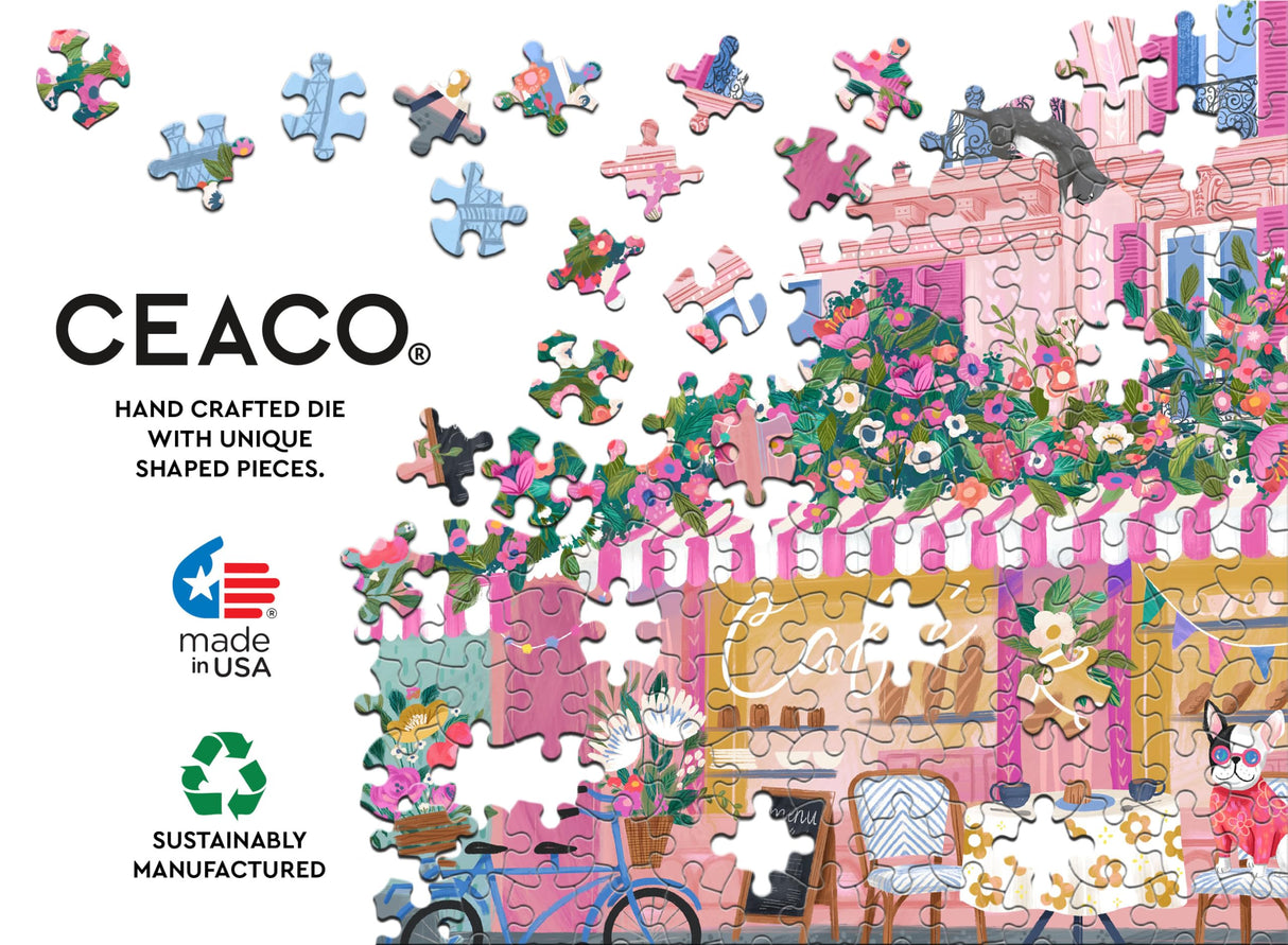 Ceaco - Paris Café - 300 Oversized Piece Jigsaw Puzzle Ceaco