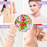 Jewelry Making Kit, 1960 pcs, Supplies Includes Beads, Instructions, Findings, Wire for Bracelet, Necklace, Earrings Making Kit for Adults by Inscraft INSCRAFT