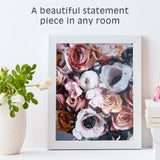 Pink Picasso Botanical Floral Paint by Number Kit for Adults & Teens | DIY Canvas 16x20 Acrylic Painting Sets, Color by Numbers, Drawing, Arts & Crafts, As Seen On Shark Tank (Delightful Delivery) Pink Picasso