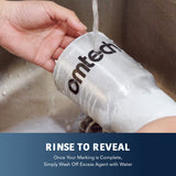 OMTech Laser Marking Spray, Metal Laser Marking Fluid for CO2 Laser Engravers, 2 13oz Aerosol High Contrast Spray for Black Laser Engraving Metal, Laser Ink Agent for Aluminum Stainless Steel Brass OMTech