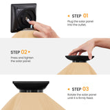 Yaheetech 13×13 Pop-Up Patio Gazebo Tent W/Mesh Netting Sides & 25 Solar LED Lights, Hexagonal Double Vented 3 Height Adjustable Gazebo with Storage Yaheetech