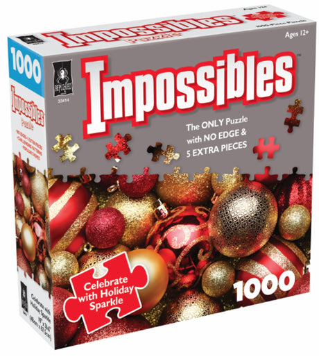 BePuzzled, Impossibles Puzzles: Impossibles Holiday Sparkle Challenging Puzzles with a Twist for Advanced Puzzlers Ages 15 and Up Bepuzzled