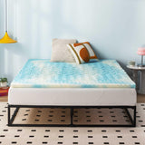 Best Price Mattress 2 Inch 5-Zone Swirl Gel Aerobreeze Foam Mattress Topper, CertiPUR-US Certified, Dorm Essentials, Twin Best Price Mattress