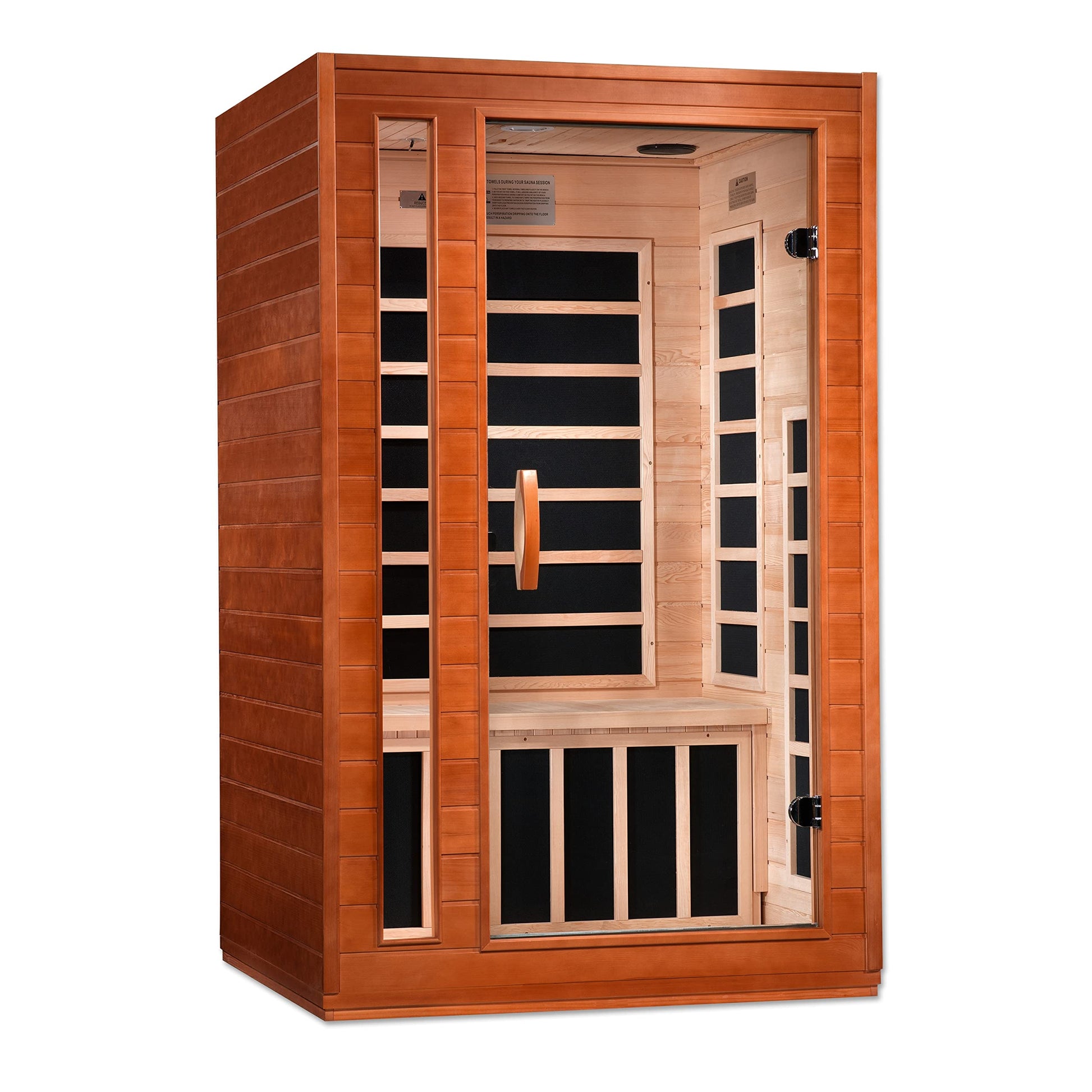 Dynamic Cardoba DYN-6203-01 Elite Ultra Low EMF (Under 3 MG) FAR Infrared Sauna - Curb Side Delivery - WoodArtSupply