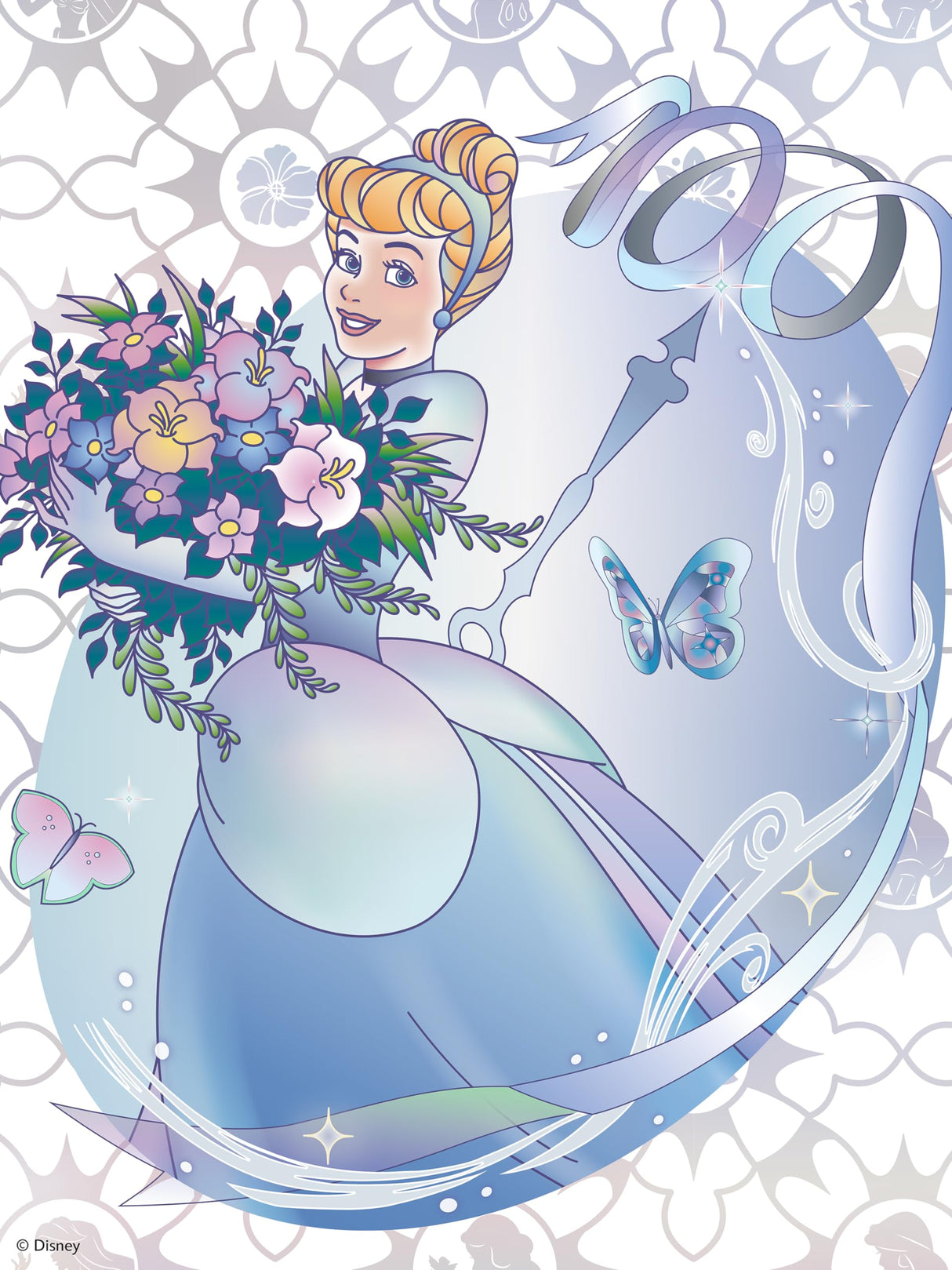 Ceaco - Disney's 100th Anniversary - Platinum Princess Cinderella - 500 Piece Jigsaw Puzzle Ceaco