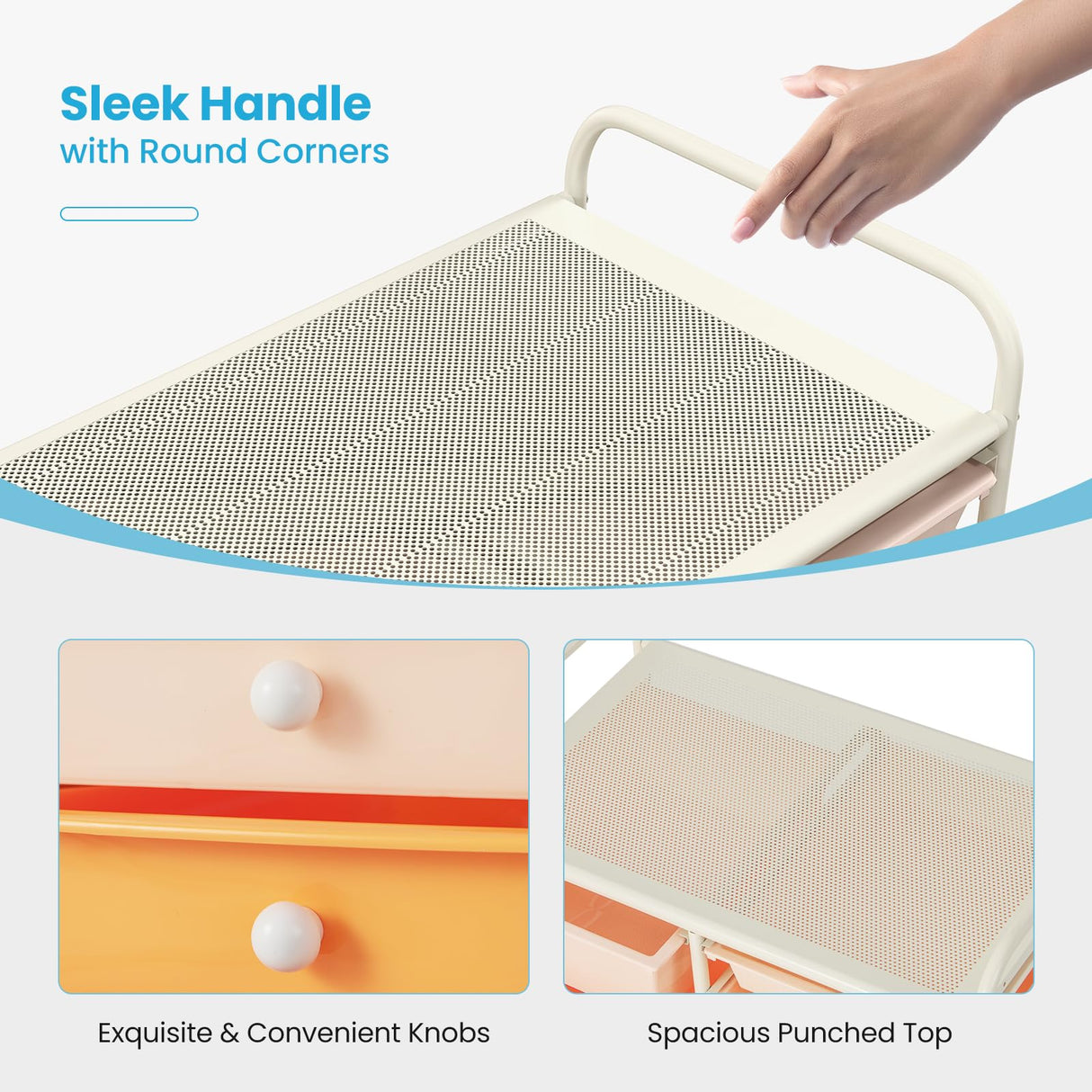 Giantex 15 Drawers Rolling Cart, Classroom Organizers, Storage Cart with Wheels, for Teacher Office Home School Supplies Tool Craft Art Paper Giantex