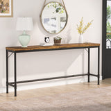 Tribesigns 70.9 Inch Rustic Industrial Console Table - Versatile Sofa & Entryway Table Tribesigns