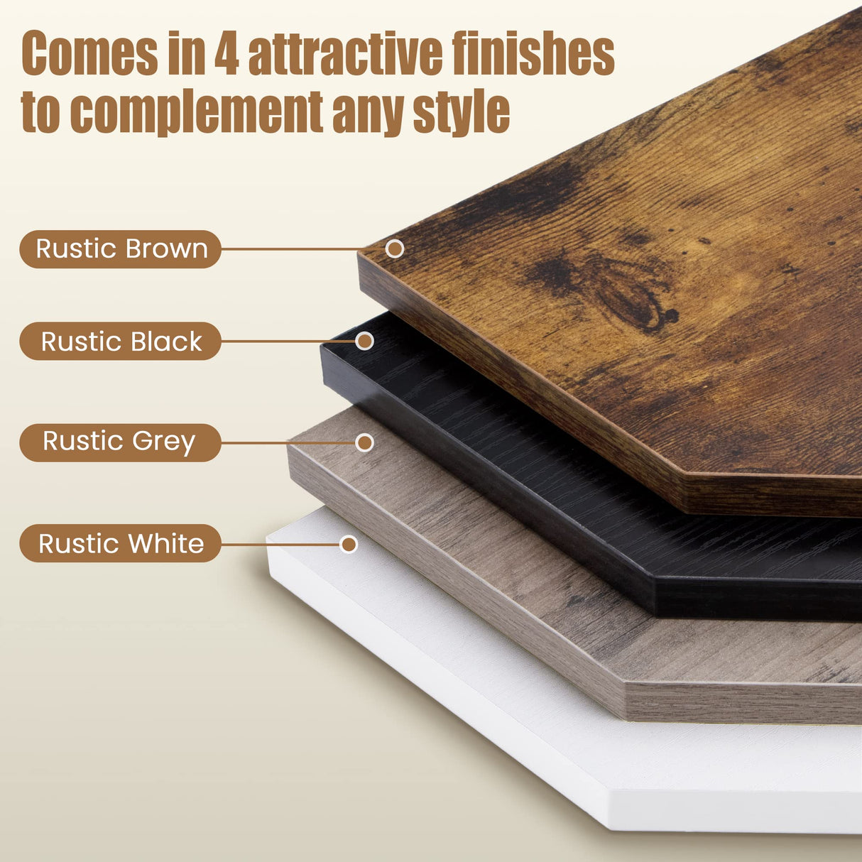 Corner Shelf Wall Mount, Corner Floating Shelves, Set of 2 Corner Wall Shelf Organizer, Rustic Wood Wall Storage Display Shelves for Living Room Bedroom Bathroom Kitchen, Rustic Brown Fun Memories