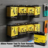 SENCTRL Automatic Vacuum Switch for Power Tools to Turn Dust Collectors On and Off Automatically, for Automated Woodworking Miter Saw Accessories, Shop Vac Delay Off, Safety Overload Breaker senctrl