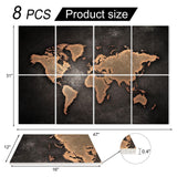 Art Acoustic Panels Sound Absorbing: Soundproof Wall Panels Acoustic Wall Art, Decorative Sound Proof Panel for Studio Home Office 8 Pack 12x16" HLJ ART