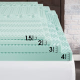 Dream Serenity EcoZone 1.5" Memory Foam Mattress Topper Full Dream Serenity