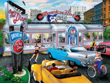 MasterPieces 550 Piece Jigsaw Puzzle for Adults, Family, Or Youth - Rock & Rolla Diner - 18"x24" - Nostalgic Retro Jigsaw Puzzle Masterpieces