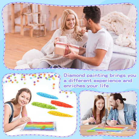 Abstract Grand Piano Diamond Painting Kit for Adults DIY Diamond Painting Art Kit Round Full Gems Craft Colorful Graffiti Music Art Diamond Painting for Home Wall Decor 12x16inch UPABLUNSO