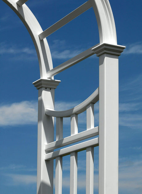Vienna 49"W x 91"H Vinyl Arbor Vita