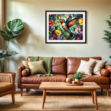 Hummingbird Diamond Art Paintings Flowers 5D Diamond Painting Kits for Adults Beginners DIY Stained Glass Diamond Art Kits Full Drill Gem Art Crafts for Adults Bird Wall Art Decor Gift 16x12 Inch PINFFSHU
