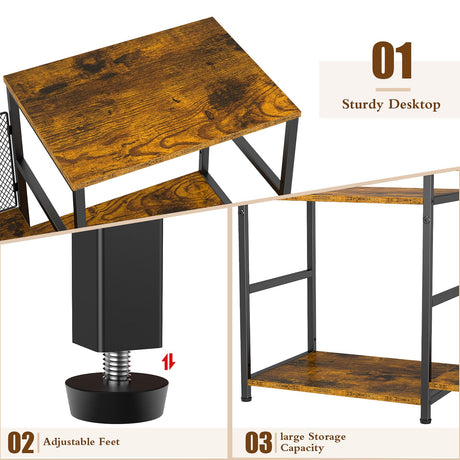 ThreeHio Record Player Stand, Turntable Stand with Vinyl Storage Holds up to 300+ Albums, Storage Cabinet for Vinyl Records, Record Player Table for Living Room ThreeHio