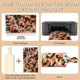 Yoande 18 Pcs Sublimation Cutting Board Mini Sublimation Wooden Plaques with Handle Blanks Wood Chopping Board for Heat Press Printing Kitchen Door DIY Crafts Decoration(9.4 x 3.5 Inch) Yoande