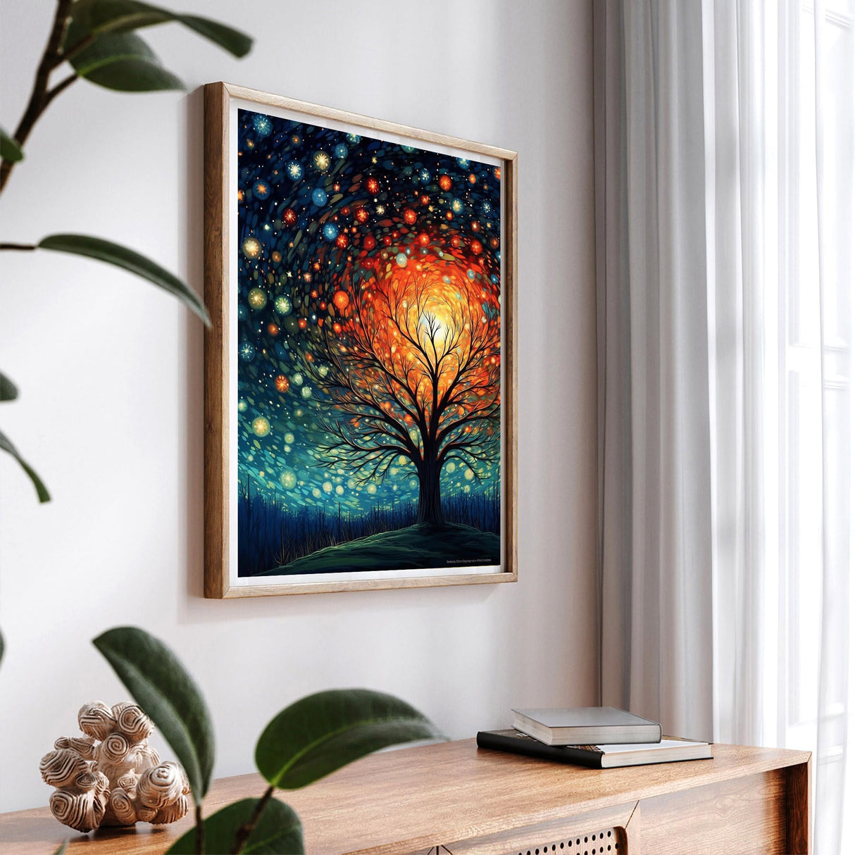 SKRYUIE Paint by Numbers Kit for Adults Beginner Sunset, Acrylic Tree Oil Painting by Numbers Kits with PaintBrushes Paintwork Art Crafts Canvas for Home Decor 16x20 inch SKRYUIE