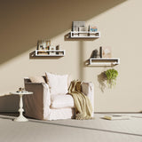 TidyCorner Upgraded Thick Floating Shelves - Multi-Use Wall-Mounted Bookshelves for Kids and Nursery, Ideal for Books, Toys, Spice Rack, Decor - White TidyCorner