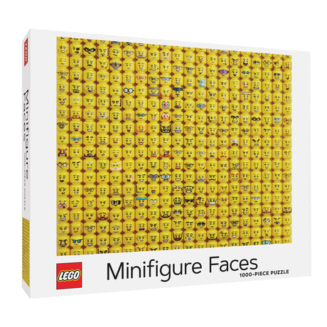 LEGO Minifigure Faces 1000-Piece Jigsaw Puzzle Chronicle Books