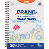 Prang (Formerly Art Street) Mixed Media Journal, Heavyweight, 8.5" x 11", 60 Sheets Prang