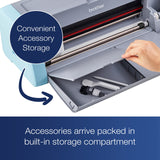 Brother ScanNCut SDX125E Electronic DIY Cutting Machine with Scanner, Make Custom Stickers, Vinyl Wall Art, Greeting Cards and More with 682 Included Patterns Brother