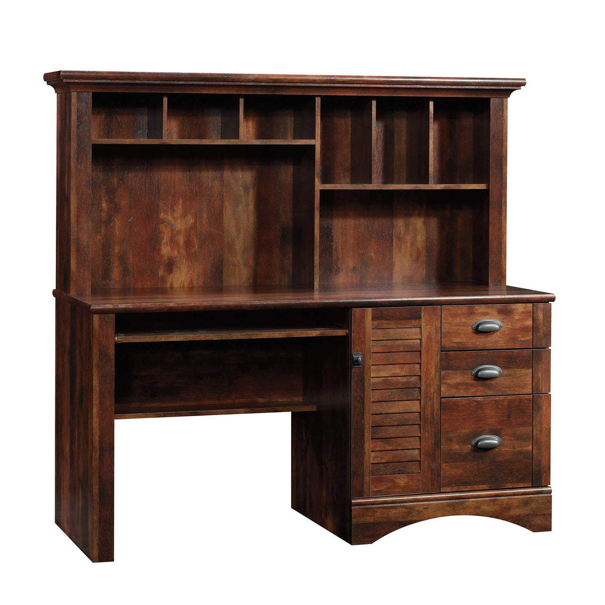 Sauder Harbor View Computer Desk, Curado Cherry Finish Sauder