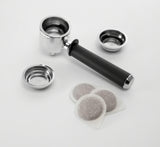 De'Longhi All-in-One Combination Coffee Maker & Espresso Machine + Advanced Adjustable Milk Frother for Cappuccino & Latte + Glass Coffee Pot 10-Cup, Black, COM532M De'Longhi