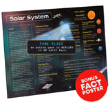 A2PLAY Solar System Space Puzzle for Adults, 1000 Piece Jigsaw Puzzle & Bonus Space Fact Poster, Premium Materials, 27.5 x 19.7 in A2PLAY