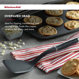 KitchenAid - KO001OHOBA KitchenAid Gourmet Large Solid Turner, one size, Matte Black KitchenAid