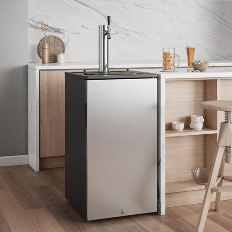 EdgeStar KC1000SS Craft Brew Kegerator for 1/6 Barrel and Cornelius Kegs EdgeStar