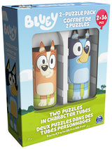 Spin Master Games, Bluey 36-Piece Jigsaw Puzzles 2-Pack Bluey Puzzles, Bluey Gifts, Bluey Christmas Gifts, Bluey Toys, Stocking Stuffers, for Ages 3+ Bluey