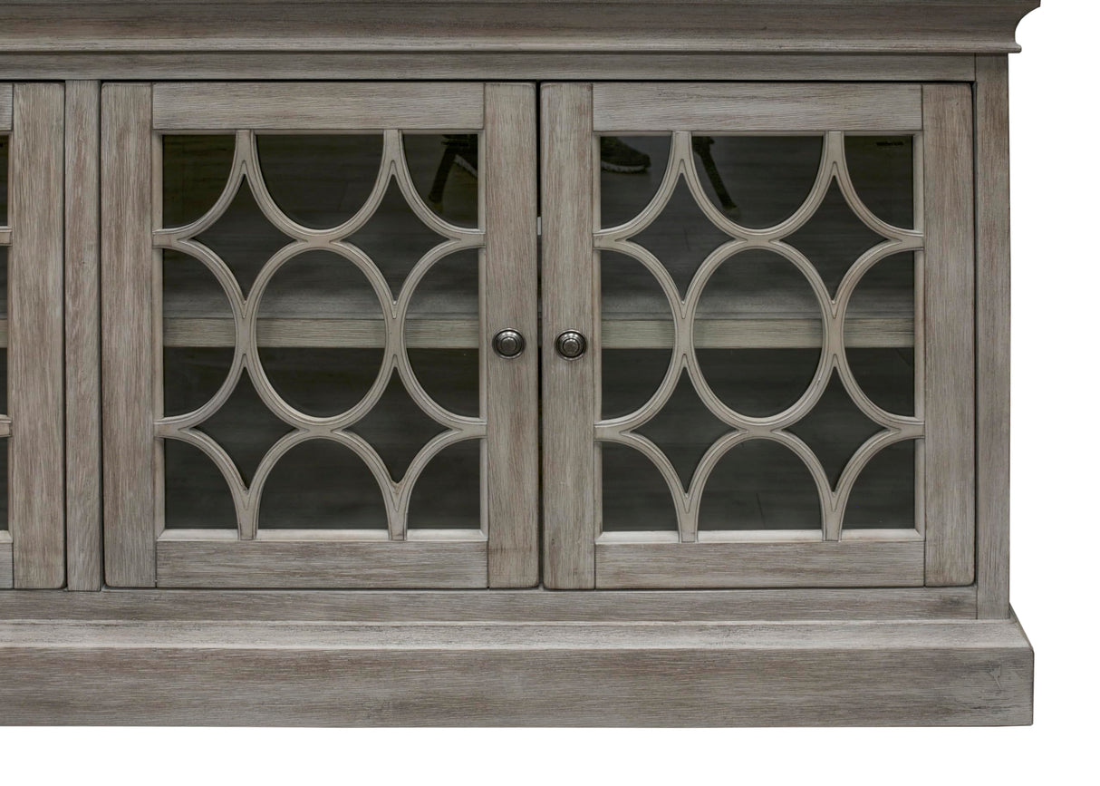 Martin Furniture Felicity 4 Door Console, Gray Martin Furniture