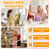 EMIEAUFG Creative Paint by Number Kit for Adults,Sunflower DIY Paint by Numbers Set for Home Decor and Gifting - 12x16 Inch EMIEAUFG