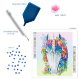 DIAMOND DOTZ Mystic Unicorn Diamond Painting Kits for Adults - Diamond Art Kits a Relaxing Creative Craft Kit with Dotz Gems 16.1x20.1 DIAMOND DOTZ
