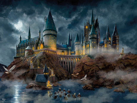 Ceaco - Thomas Kinkade - Harry Potter - Hogwart's Castle - 1500 Piece Jigsaw Puzzle Ceaco